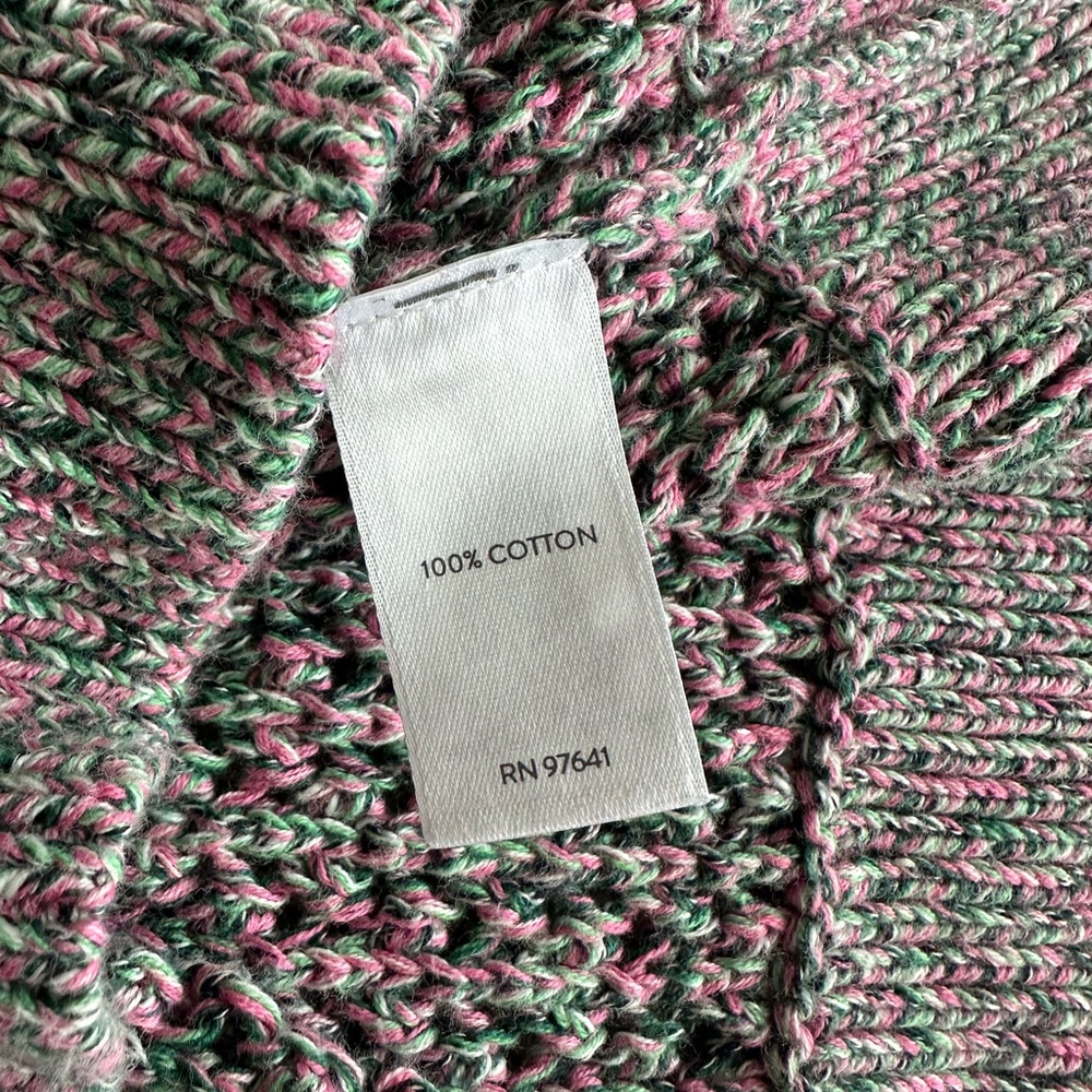 J.Jill Chunky Knit Cardigan Womens XL Button Front Cozy Boxy Textured Sweater - Picture 4 of 12
